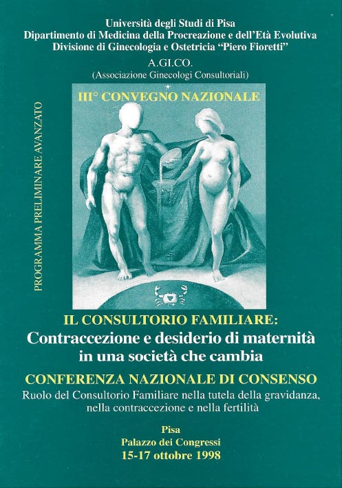 III CONVEGNO NAZIONALE IL CONSULTORIO FAMILIARE PISA 1998